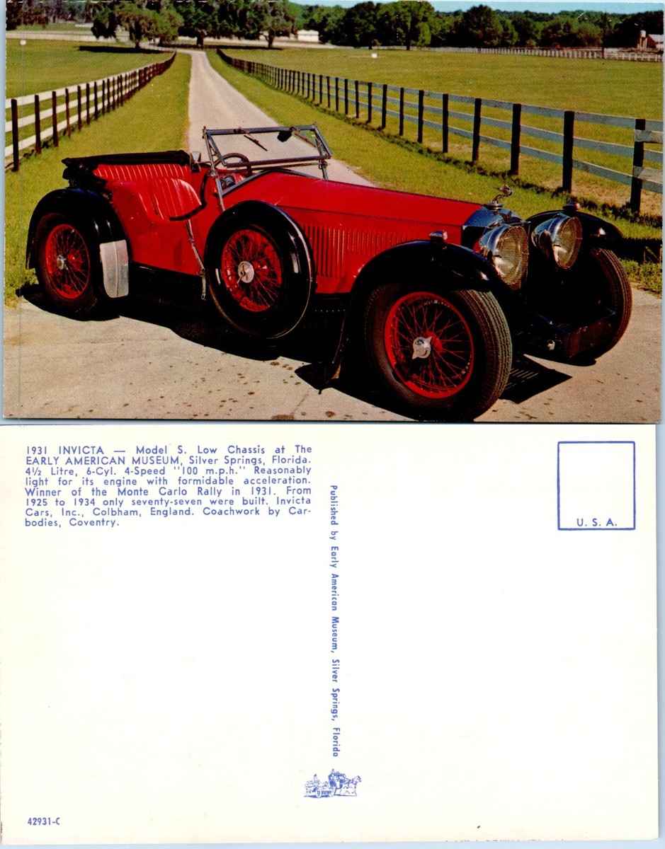 1931 Invicta Model S Early American Museum Silver Springs FL