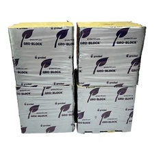 NEW Grodan Hugo Gro-Block, 6"x6"x5.8", W/Planting Hole Lot Of 4 Blocks