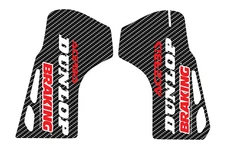HONDA CRF FORK GUARD CARBON LOOK GRAPHIC 21MIL LAM DECAL 2019-2024 CRF250 CRF450