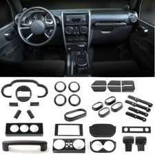 34pcsset Interior Decoration Cover Trim Panel Kit For Jeep Wrangler Jk 2007-10 34pcsset Interior Decoration Cover Trim Panel Kit For Jeep Wrangler Jk 2007-10