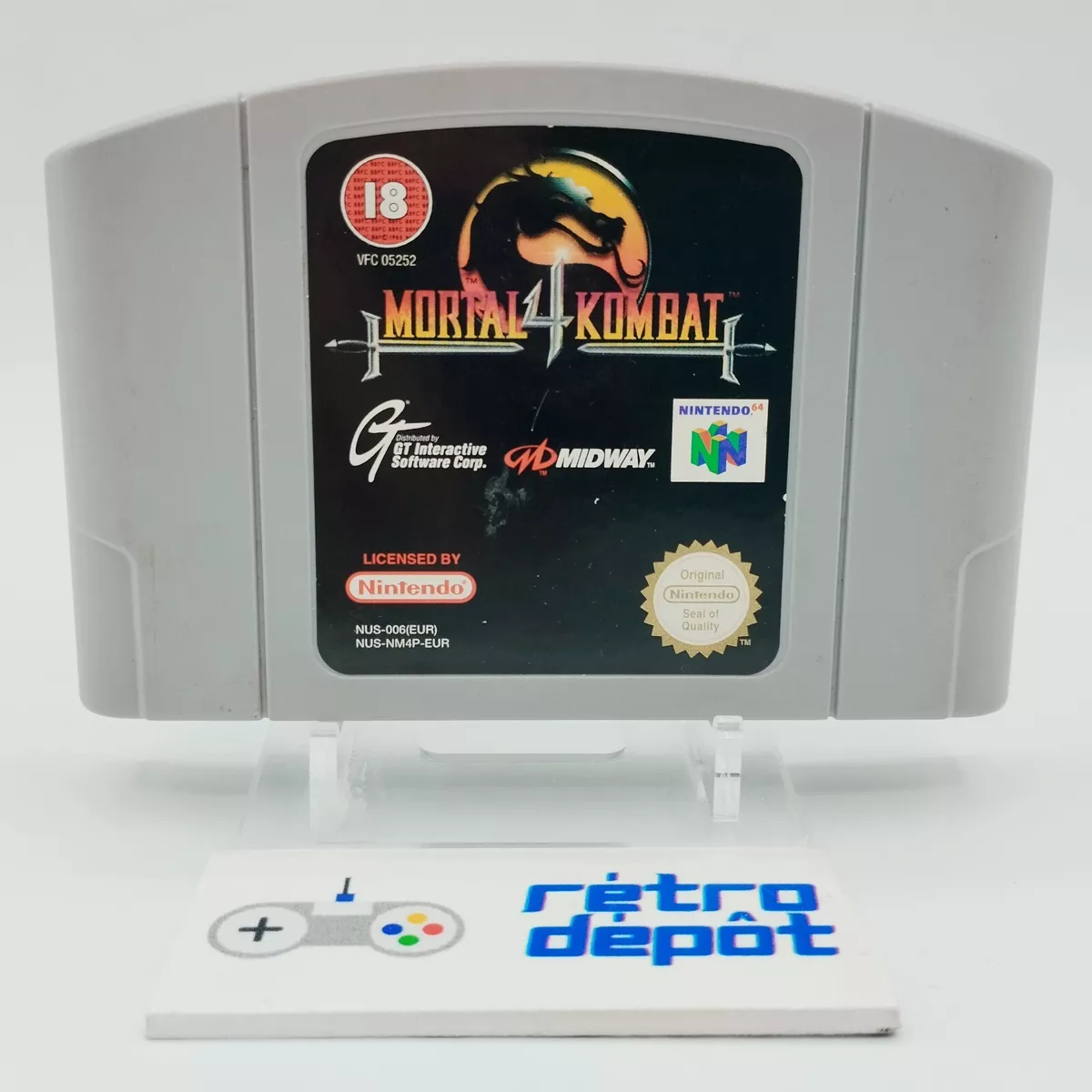  mortal kombat 4 (nus--bra) - nintendo64 (n64) game details