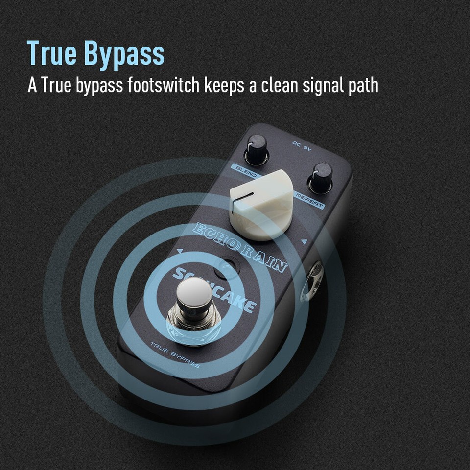 SONICAKE Guitar Analog Chorus Phase Digital Basses Delay Guitar Effect