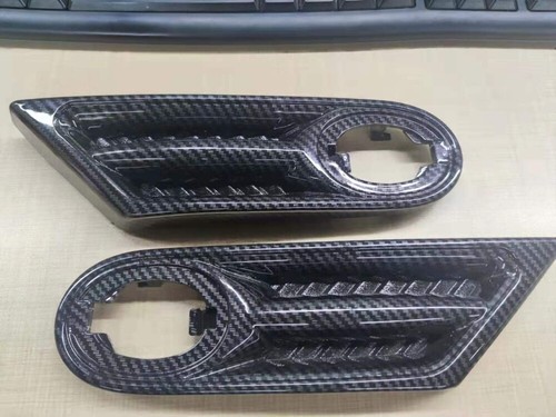 2Pcs Carbon Look Side Marker Light Trim Cover For BMW MINI R56 R57 R58 R59 07-13 - Picture 7 of 7