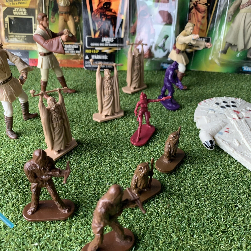 Star Wars Huge Mixed Lot 1995 - 2006 Action Figures Loose Kenner Vintage Jedi - Image 3 of 4