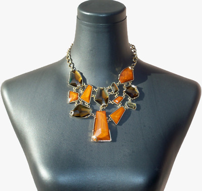 $138 NWT NORDSTROM ''Keep Rockin''' Multi Stone Frontal Necklace