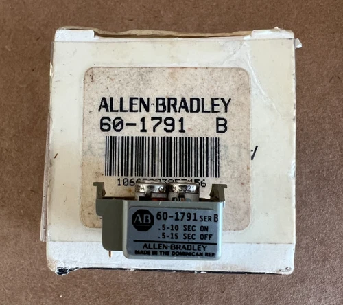 ALLEN-BRADLEY, 60-1791 B, ON OR OFF DELAY MODULE, USED! MAKE OFFER!