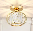 Crystal Ceiling Light E27 Modern Chandelier For Living Room Bedroom Hallway