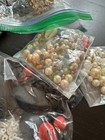 1 lb 4 oz. Nice Vintage Lot Single Loose Beads - Glass, Chunky, Faux Pearl, Wood — photo 3