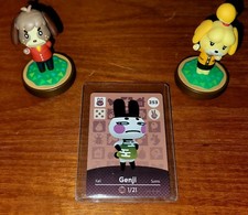 Authentic 253 Genji Animal Crossing Series 3 Amiibo Card - NA - US Seller - MINT