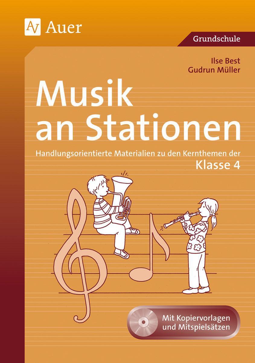Thumbnail - Musik An Stationen 4 | Ilse Best (u. A.) | Deutsch | Taschenbuch | 88