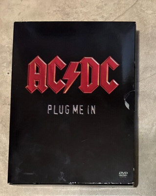 AC/DC Plug Me In DVD 2-Disc Set in cases w/ slip cover & Inserts | eBay