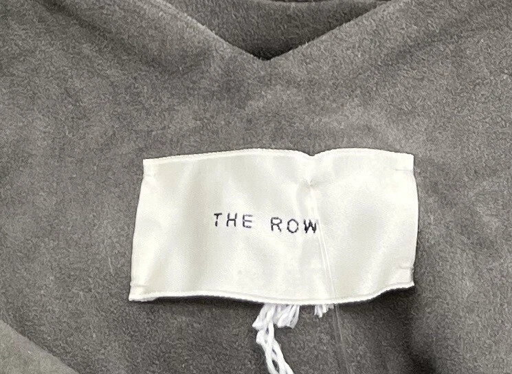 Row серый замшевый 'Koya' без рукавов v-образным вырезом Midi Shift платье sz S - Изображение 4 из 4