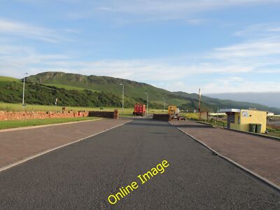 Foto 6x4 Ainslie Parkplatz Girvan Snackbar und Picknickplatz mit Blick über c2012