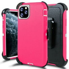 Rugged Defender Case for iPhone 14 14 Plus 14 Pro Max Belt clip Fits OtterBox PK