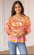 Boutique off the shoulder Mod to Mod plus size 2X blouse