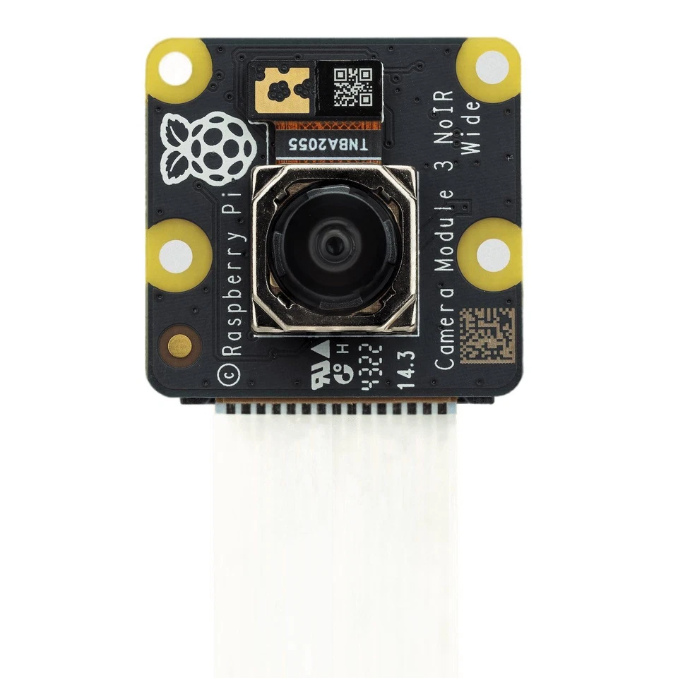 Raspberry Pi Camera Module 3 Wide NoIR, 12MP mit IMX708 12-Megapixel-Sensor - Bild 2 von 2
