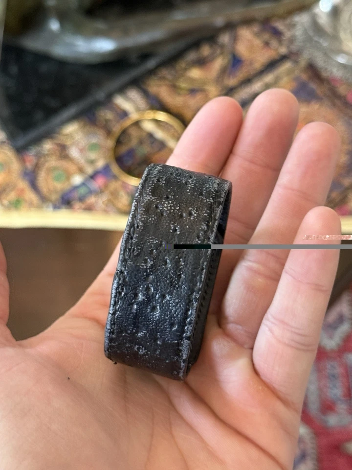 Hermès Collier de Chien CDC кожаный браслет черное золото оборудование винтажный - Изображение 4 из 4