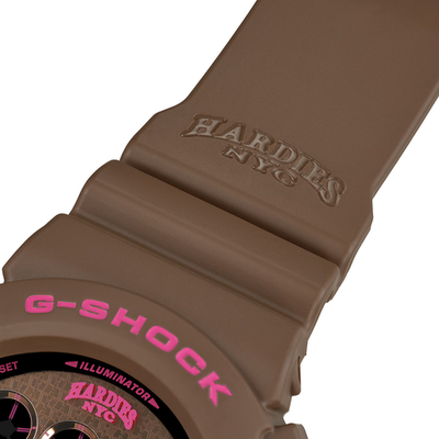 Casio G-Shock x HARDIES NYC # DW6900HH 5CR Brown + Pink Wristwatch