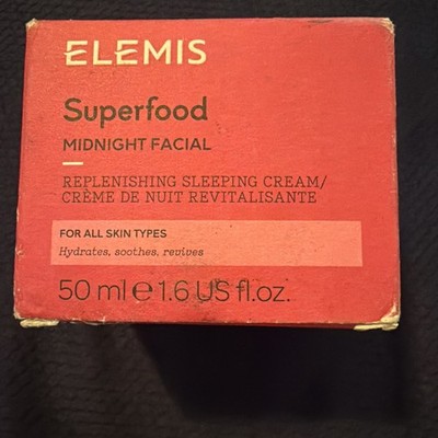 Elemis Superfood Midnight Facial Prebiotic Night Cream - 1.6 oz REPLENISHING NIB