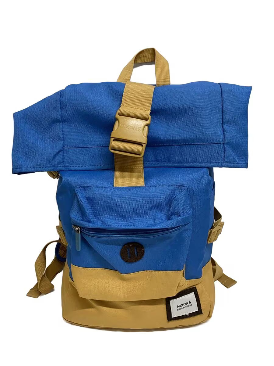 NIXON Backpack, Polyester, Blue, Solid Color, C21… - image 1