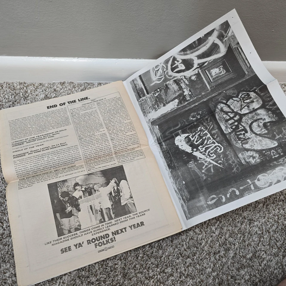 The Source Awards Magazine 90s Warren G G Funk Vintage Hip Hop Music MAGAZINE  - Image 4 of 4