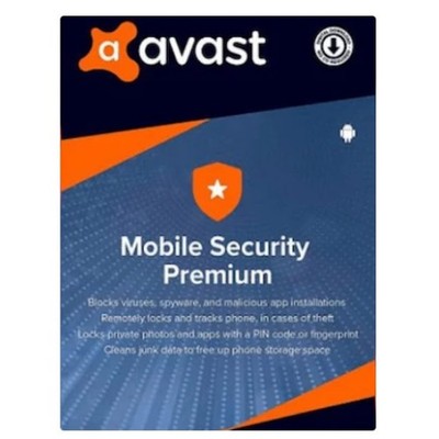 Avast Mobile Security Premium for Android - 1 Jahr / 1 PC -   Download   Sofort