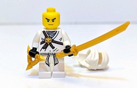 LEGO Ninjago Original Style Golden Weapons Zane FIGURE  2506, 2507, 2011