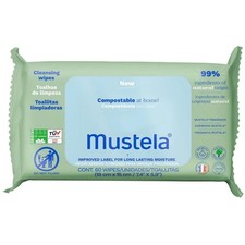 Mustela Compostable Wipes 60 Pieces