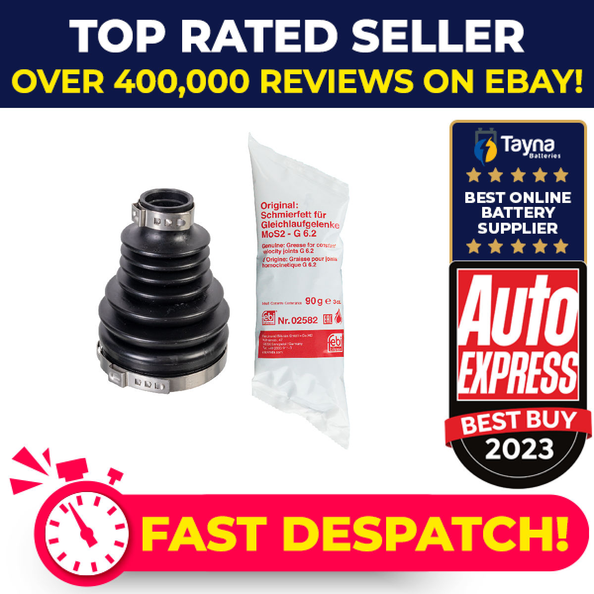 CV Joint Boot fits FIAT 500C 312AYD1B 1.0 Inner 2020 on 46341162 C.V. Driveshaft
