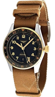 Longines Spirit Zulu Time Auto 39mm Anthracite Dial Men's Watch L3.802.5.53.9