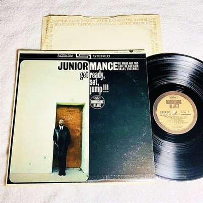 Junior Mance ''Get Ready, Set, Jump!!!'' 1964 Jazz LP, VG, Capitol #ST-2092