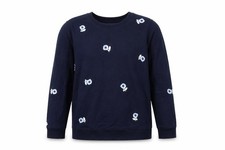 Lucky Damen Pullover Sweatshirt Gr&ouml;&szlig;e XS Blau Langarm Freizeit Ganzj&auml;hrig