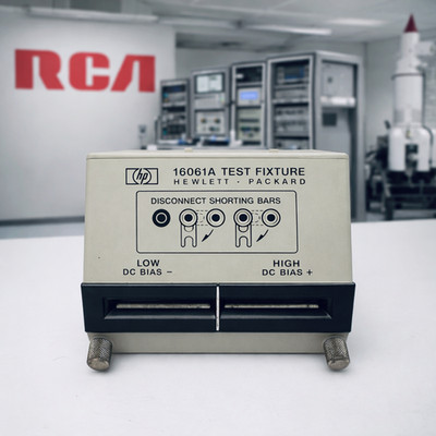 (Clean) HP 16061A Test Fixture Hewlett Packard - DC Bias - RCA Labs