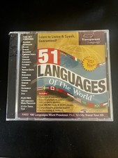 Transparent Language: 51 Languages of the World CD-ROM Windows Mac 2-Disc Set