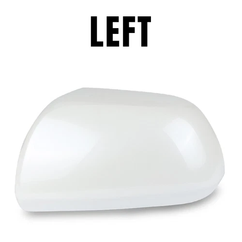 LEFT Driver Door Wing Mirror Cover Cap White For Toyota Highlander 2008-2012 13