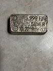 Vintage 10 oz PLacer Sierra silver bar