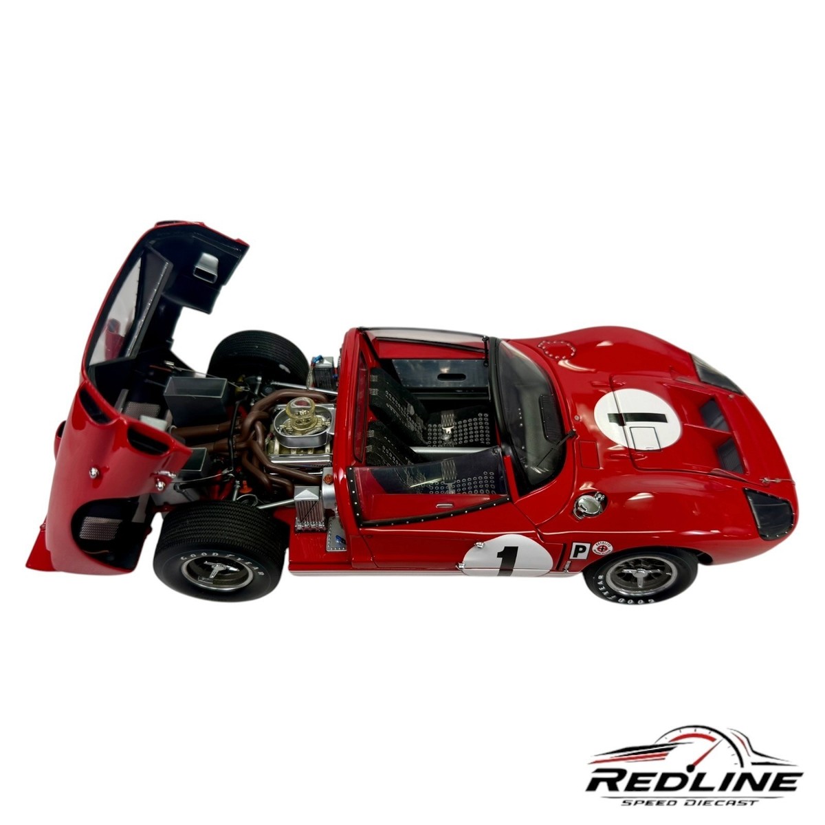 🇺🇸EXOTO Ford GT 40 MK II X-1 Roadster RED 1966 1:18 C1🇺🇸 | eBay