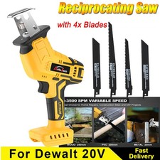 Cordless Reciprocating Saw for Dewalt 20V Battery Brushless Power Recipro Tool