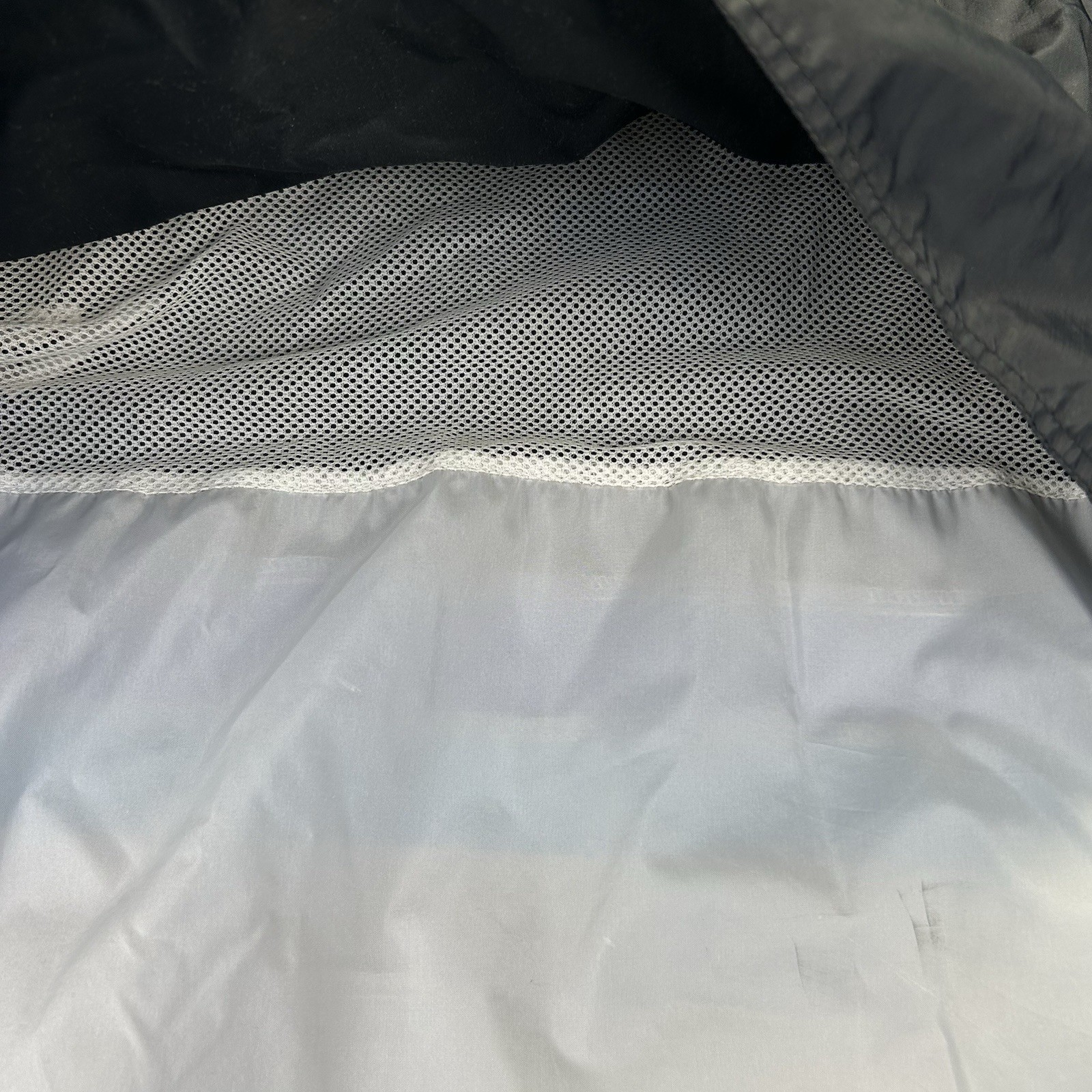 Vintage 90s PONY Hooded Windbreaker Jacket Colorblock Half Zip Nylon Size Large thumbnail 7