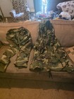 Men's Camouflage Hooded Full Zip Nylon Jacket & Pants Set, Size M — photo 7