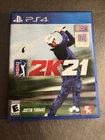 Sony PS4 PGA Tour 2k21 Justin Thomas Playstation 4