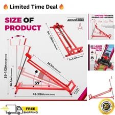 882Lbs Lawn Mower Lift Jack Telescopic Lifting Tool Maintenance Garden Tractors