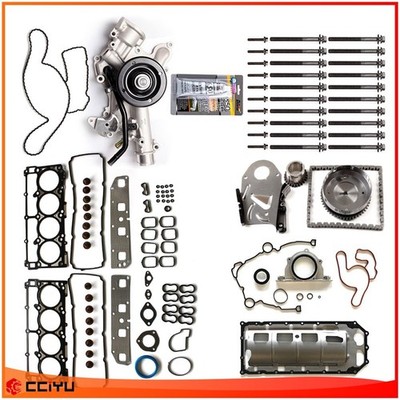 Fits 03-08 Dodge Ram 2500 5.7 Full Gasket Set Timing Chain Kit Water Pump&Gasket