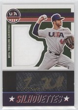 2023 USA Baseball Stars & Stripes Jerseys Black Gold /90 Tanner Hall Auto 0c6