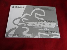 2007 Yamaha YXR45FX RHINO 450, Owner's Manual, 2P5-F8199-12, LIT-11626-21-21