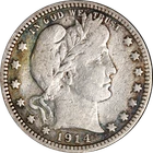 1914-P Barber Quarter