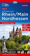ADFC-Radtourenkarte 16 Rhein/Main Nordhessen 1:150.000, reiß- und wetterfest, E-