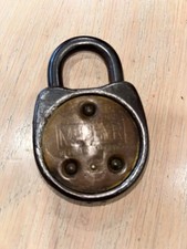 Vintage Antique Miller Padlock No Key Made In USA