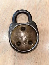 Vintage Antique Miller Padlock No Key Made In USA