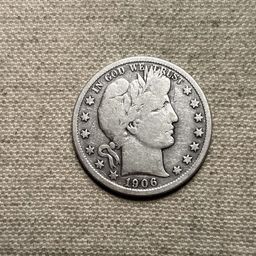 1906-S 50C Barber Half Dollar VG ZM